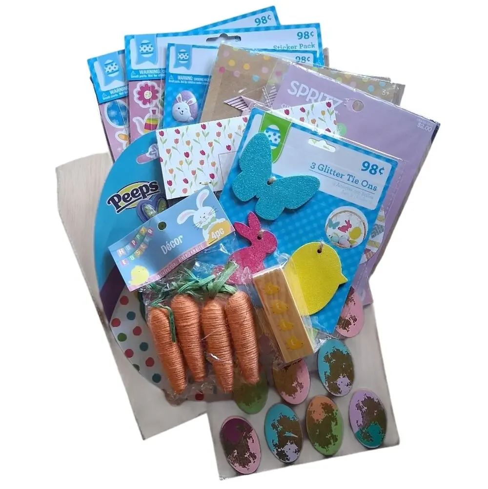 Easter Scrapbook Junk Journal Sticker Lot Bundle